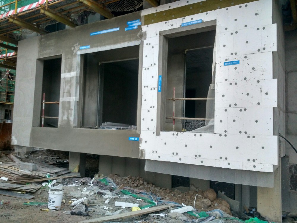 外墻保溫樣板工程順利完成